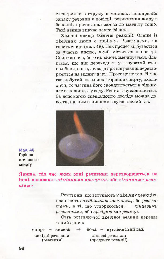 Підручник Хімія 7 клас Попель 2015