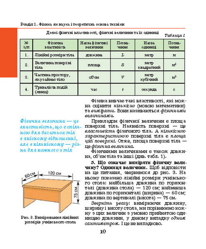 Підручник Фізика 7 клас Шут 2015