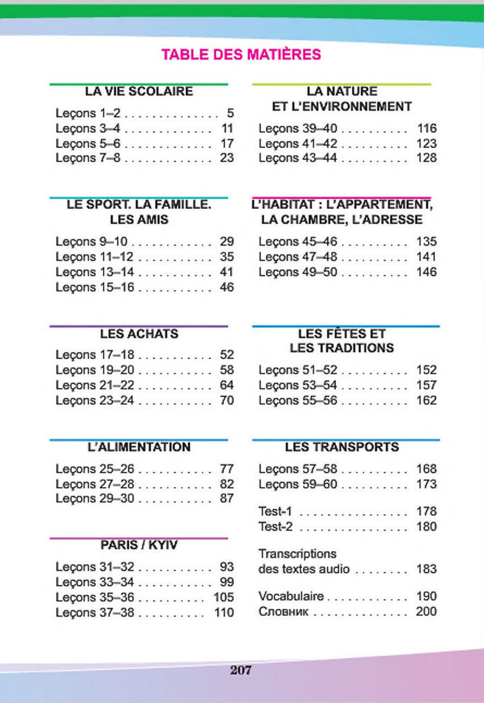 Підручник Французька мова 7 клас Чумак 2015