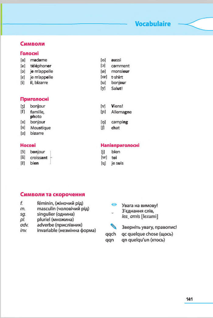 Французька мова 7 клас Клименко (3 рік) 2015