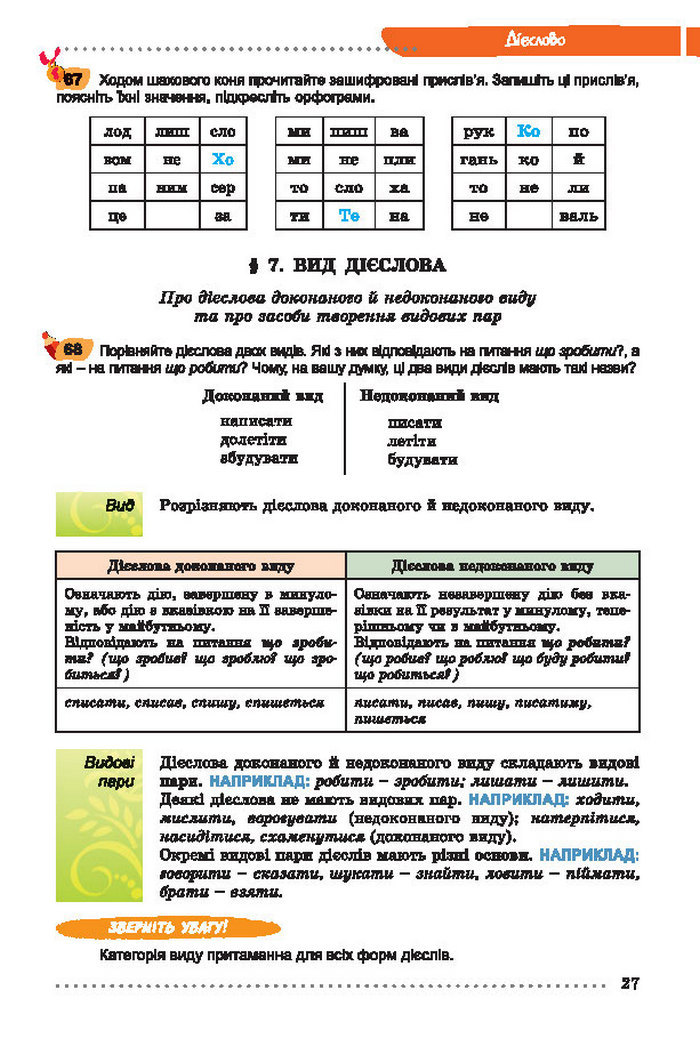 Українська мова 7 клас Заболотний 2015 (Укр.)