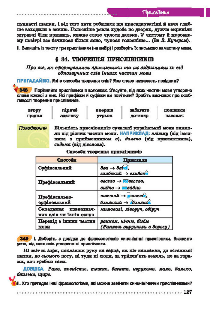 Українська мова 7 клас Заболотний 2015 (Укр.)