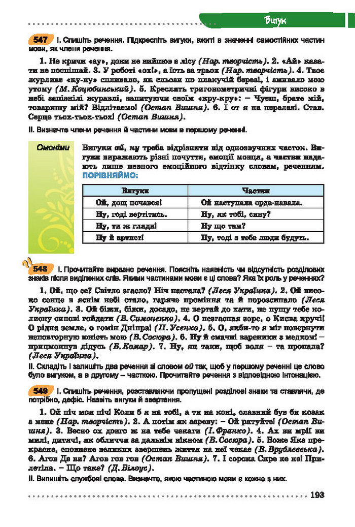 Українська мова 7 клас Заболотний 2015 (Укр.)