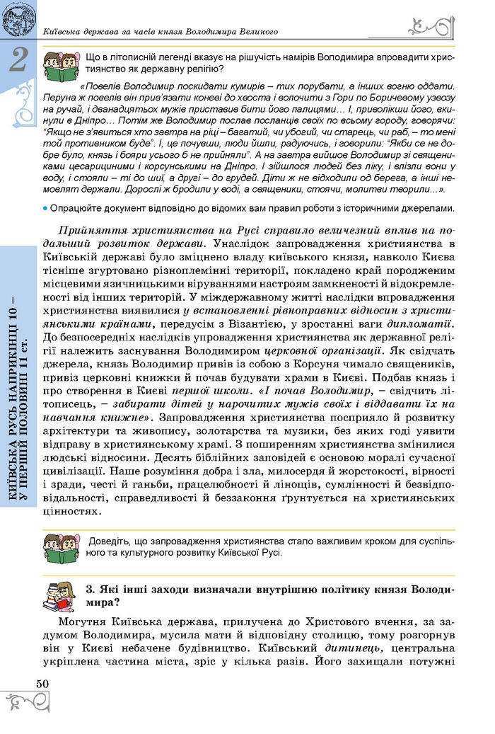 Підручники Історія України 7 клас Власов 2015