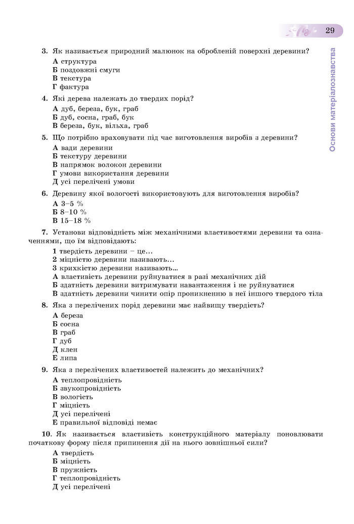 Підручник Трудове навчання (хлопці) 7 клас Терещук