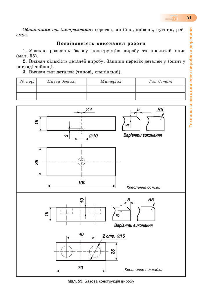 Підручник Трудове навчання (хлопці) 7 клас Терещук