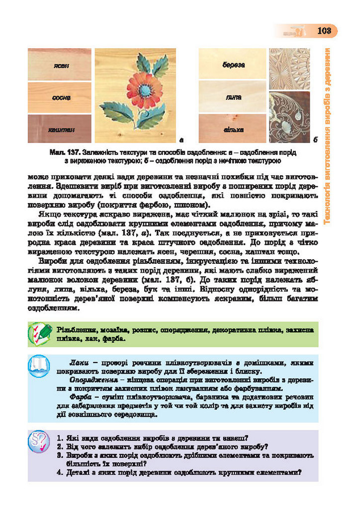 Підручник Трудове навчання (хлопці) 7 клас Терещук