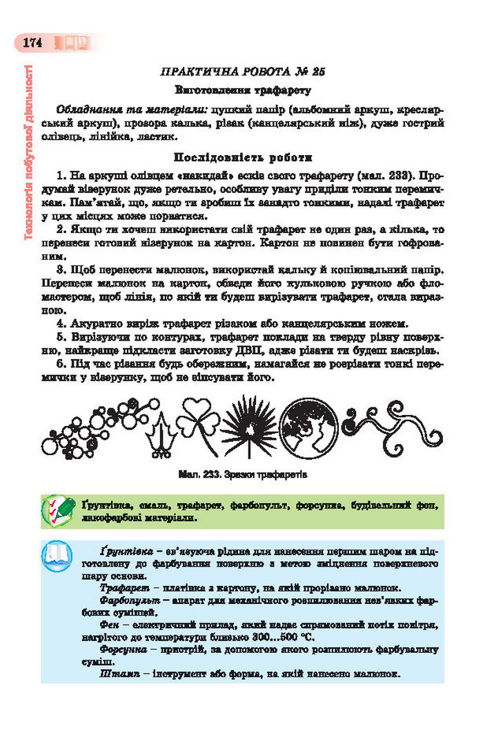 Підручник Трудове навчання (хлопці) 7 клас Терещук