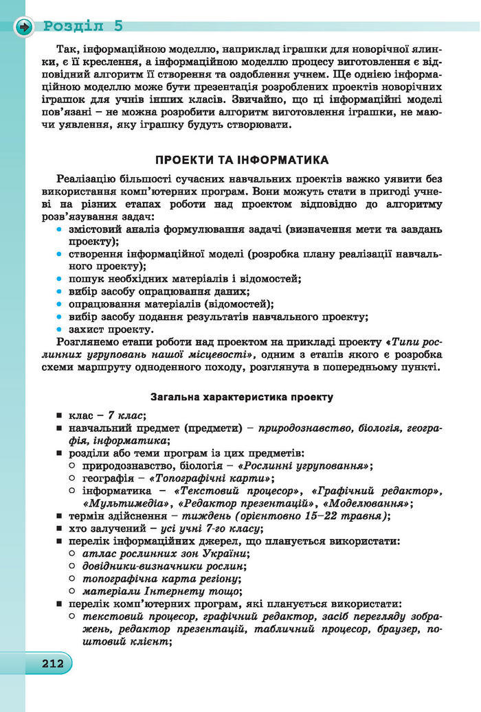 Підручник Інформатика 7 клас Ривкінд 2015 (Укр.)