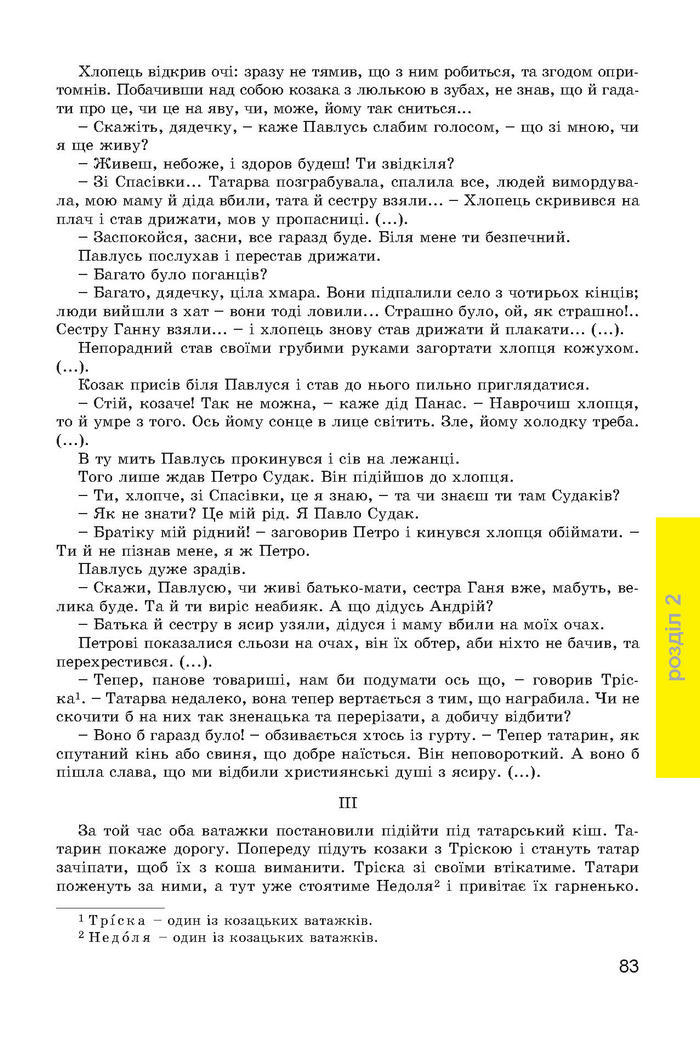 Українська література 7 клас Міщенко 2015