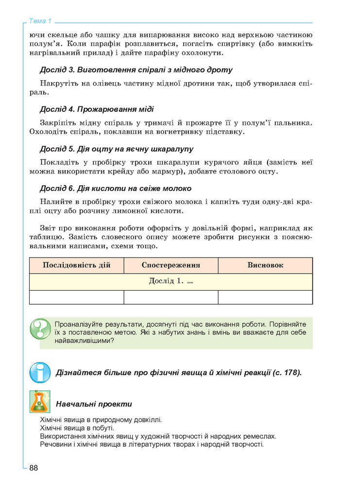 Підручник Хімія 7 клас Лашевська 2015