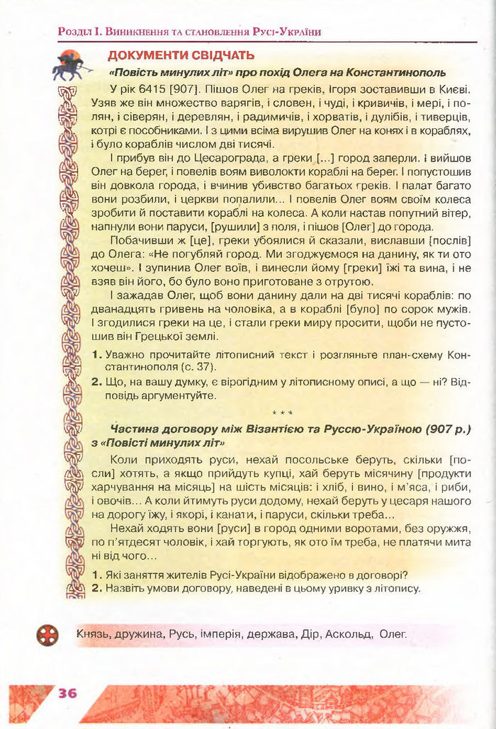 Підручник Історія України 7 клас Свідерський 2015