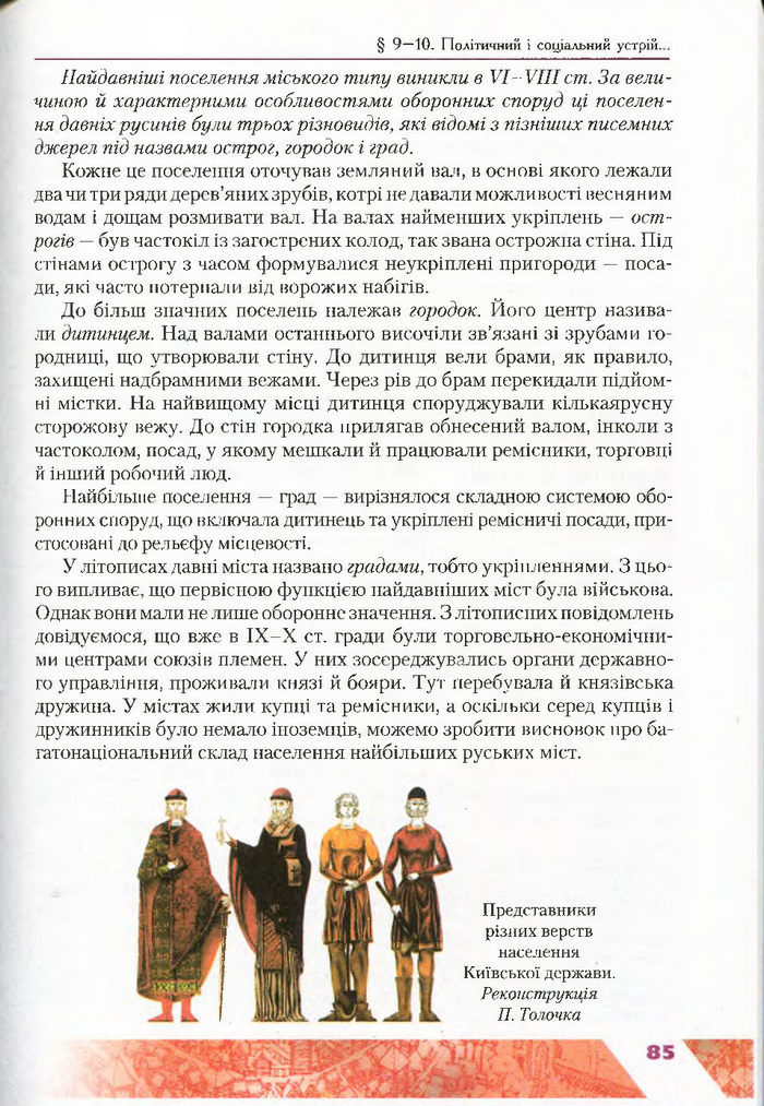 Підручник Історія України 7 клас Свідерський 2015
