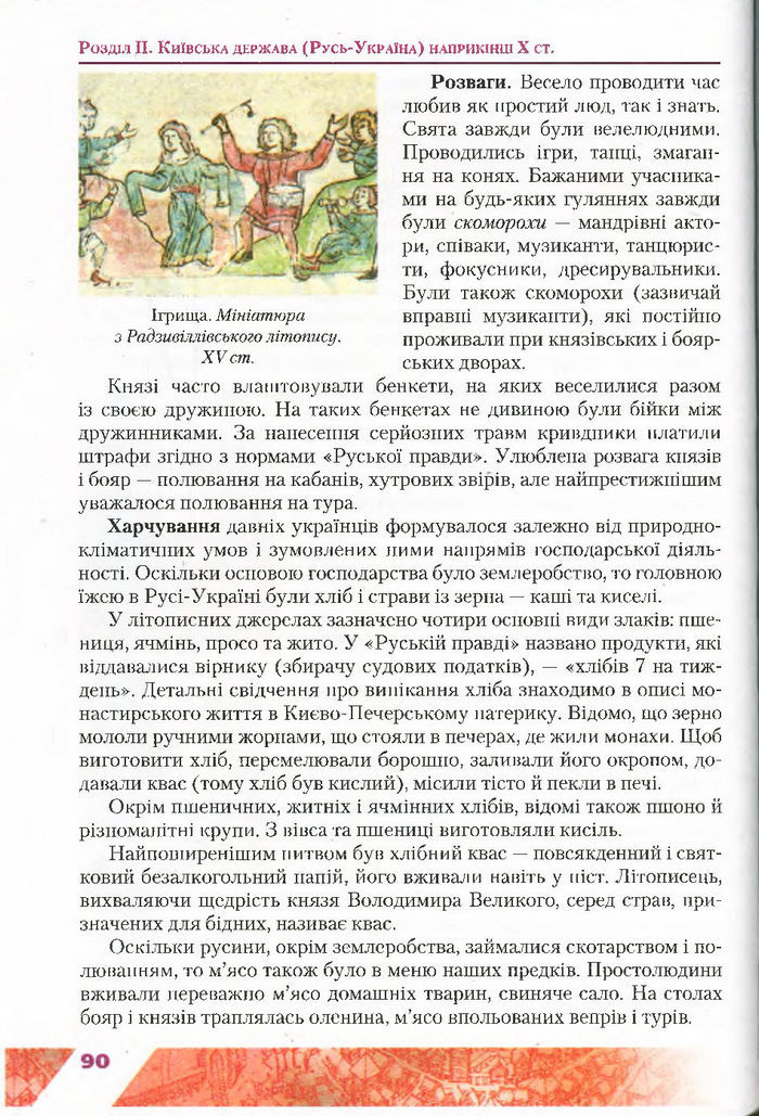 Підручник Історія України 7 клас Свідерський 2015