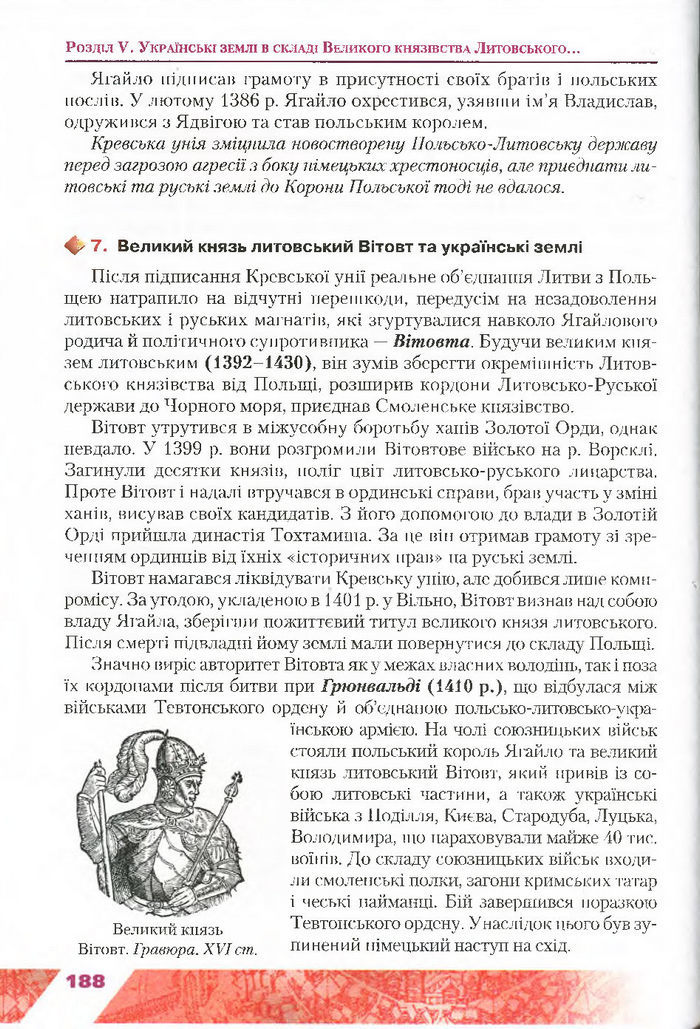 Підручник Історія України 7 клас Свідерський 2015