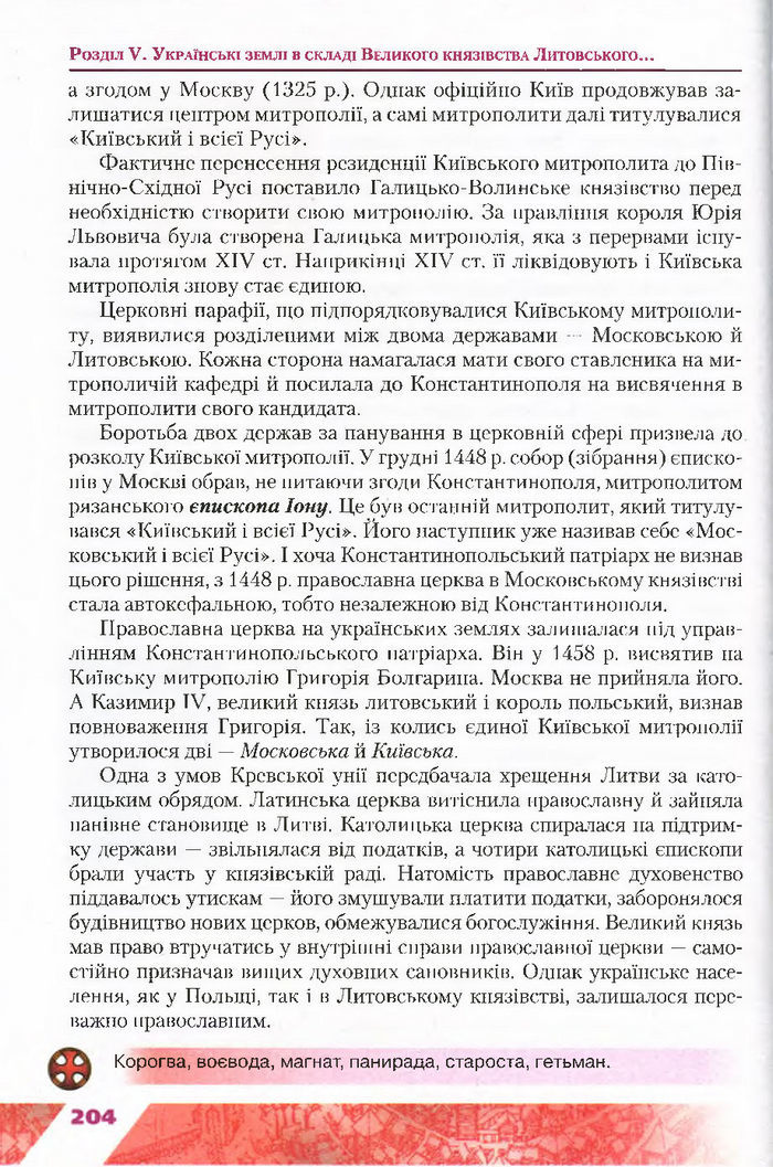 Підручник Історія України 7 клас Свідерський 2015