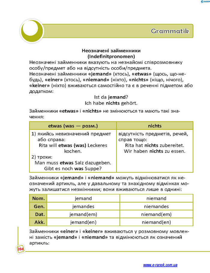 Підручник Німецька мова 7 клас Сотникова (7 рік)