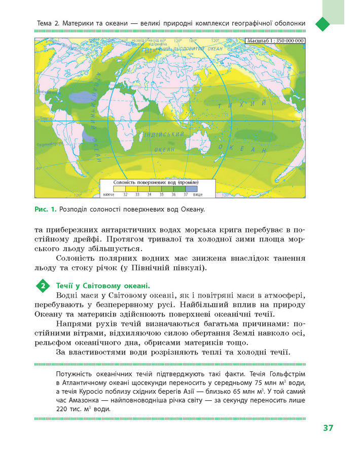 Підручник Географія 7 клас Довгань, Стадник (Укр.)