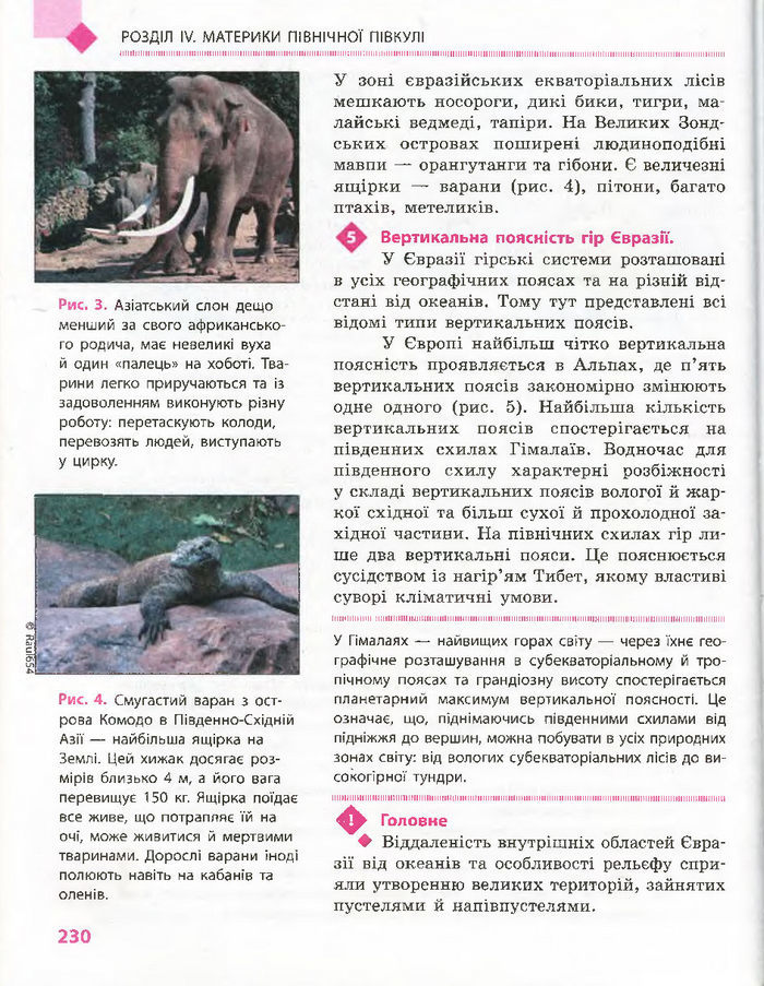 Підручник Географія 7 клас Довгань, Стадник (Укр.)