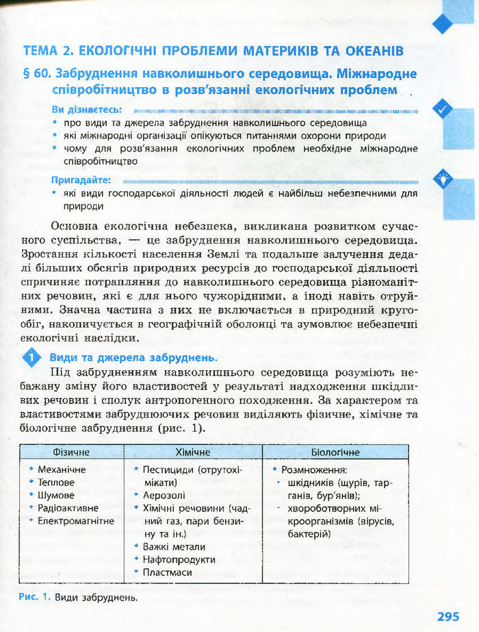 Підручник Географія 7 клас Довгань, Стадник (Укр.)