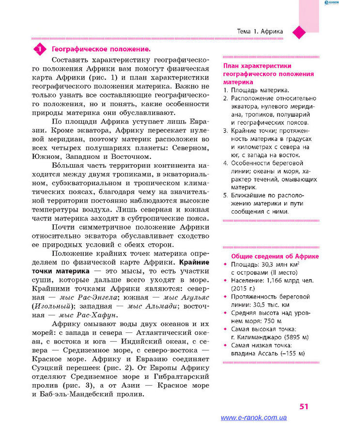 География 7 класс Довгань (Рус.)