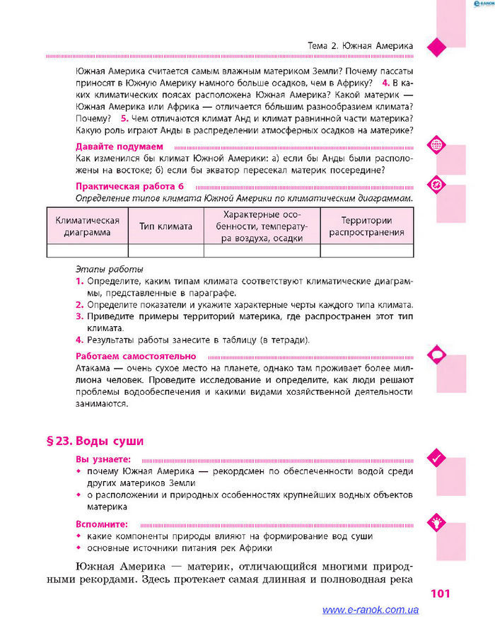 География 7 класс Довгань (Рус.)