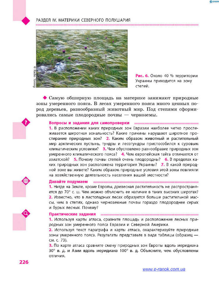 География 7 класс Довгань (Рус.)