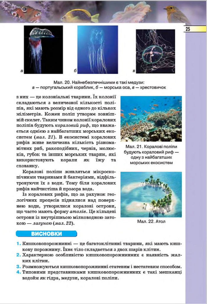 Підручник Біологія 7 клас Костіков 2015