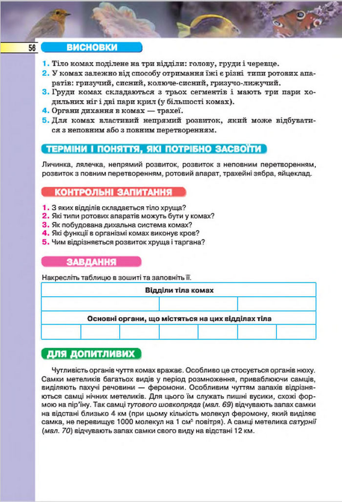 Підручник Біологія 7 клас Костіков 2015