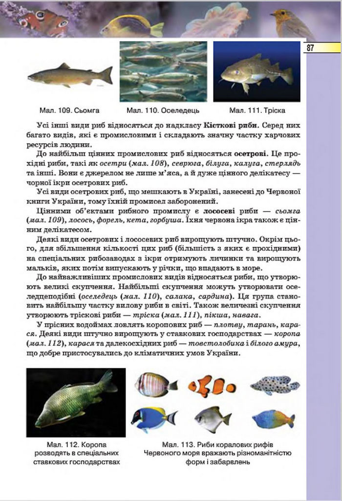Підручник Біологія 7 клас Костіков 2015