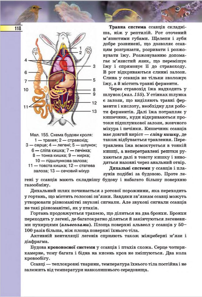 Підручник Біологія 7 клас Костіков 2015