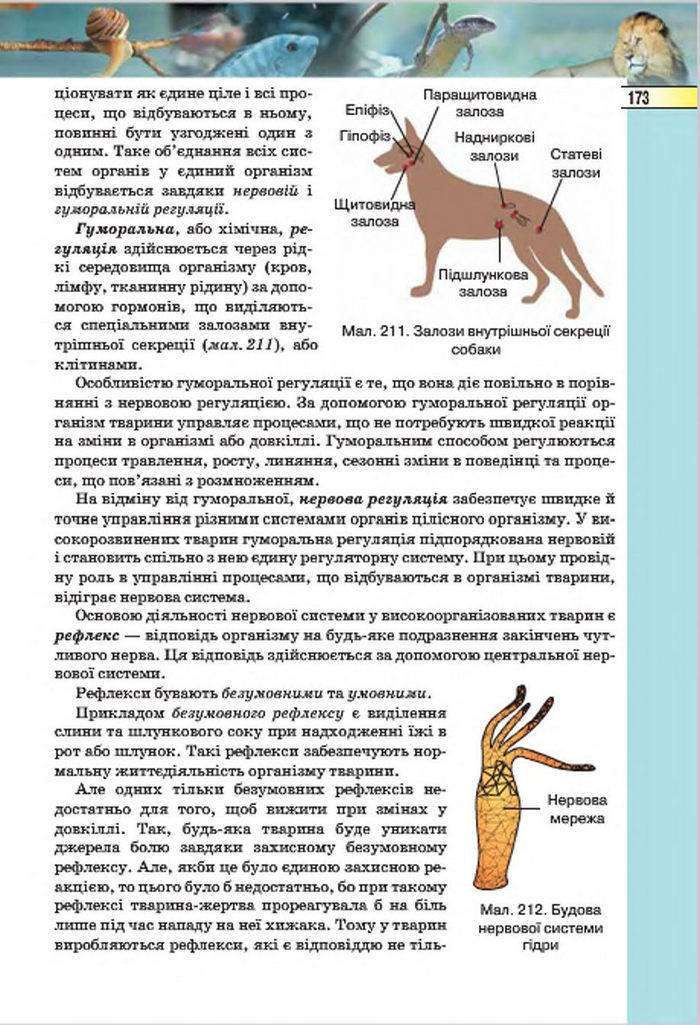 Підручник Біологія 7 клас Костіков 2015