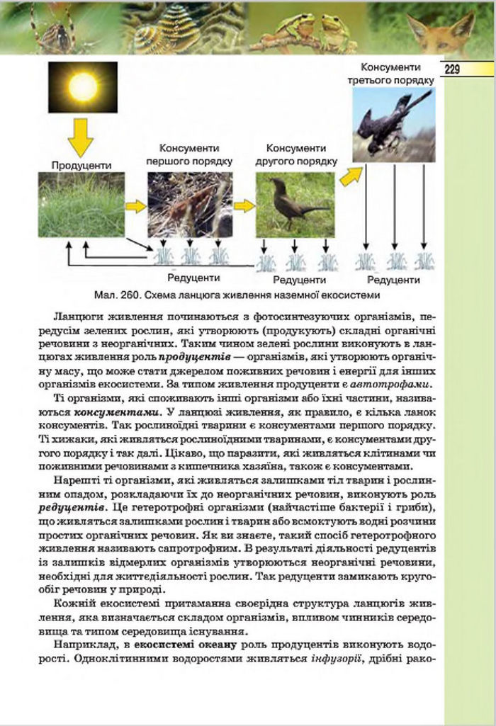 Підручник Біологія 7 клас Костіков 2015