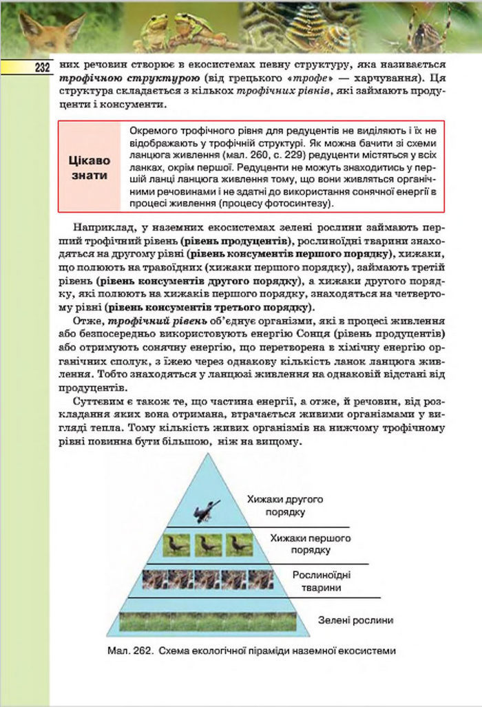 Підручник Біологія 7 клас Костіков 2015