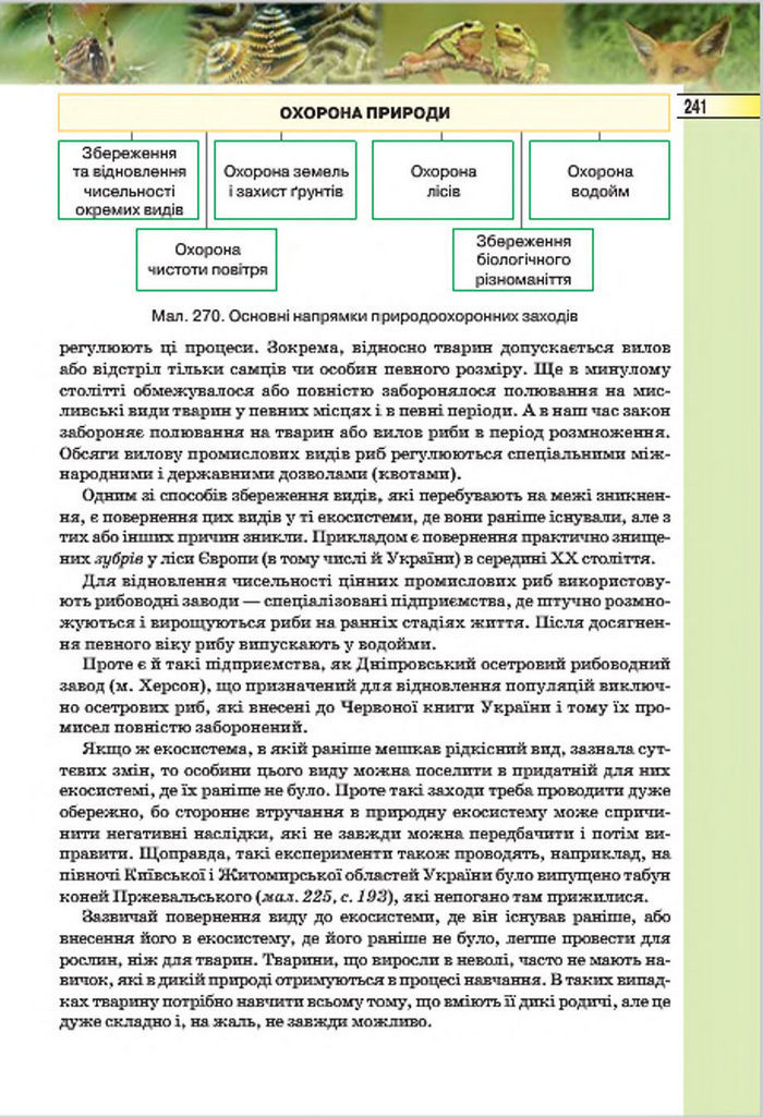 Підручник Біологія 7 клас Костіков 2015