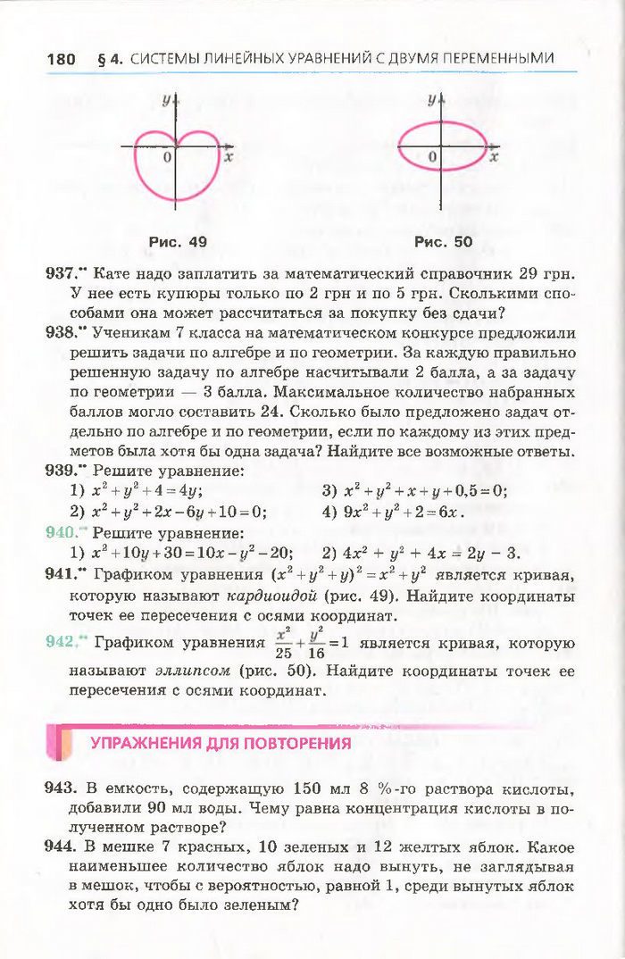 Алгебра 7 класс Мерзляк 2015 (Рус.)