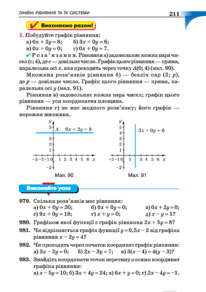 Підручник Алгебра 7 клас Бевз 2015