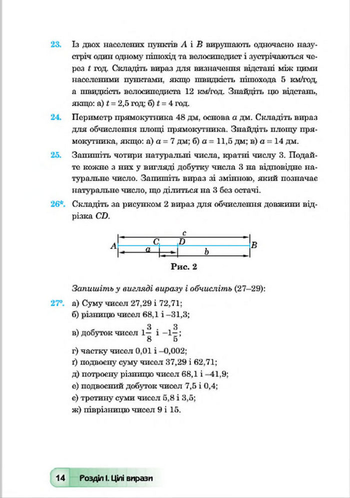 Підручник Алгебра 7 клас Мальований 2015