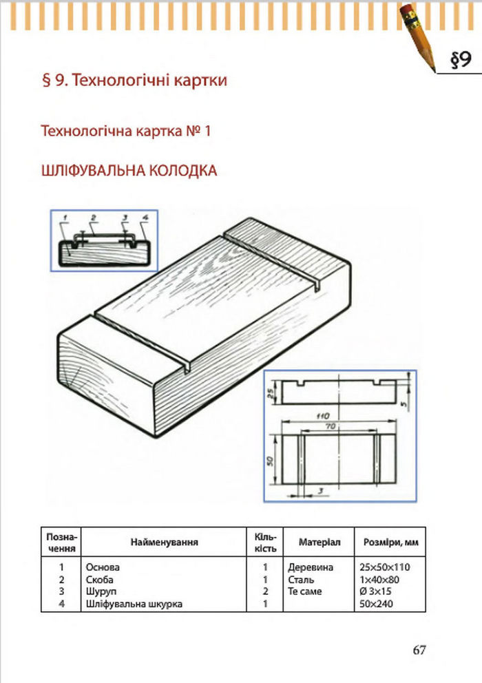 Підручник Трудове навчання 7 клас Терещук (хлопці) 2015