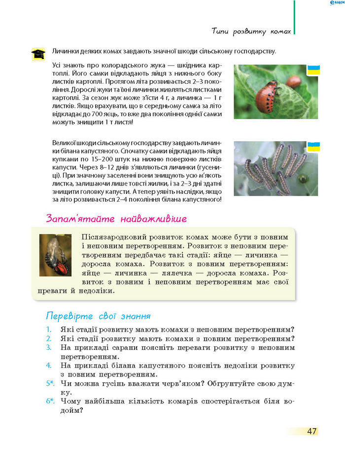 Підручник Біологія 7 клас Запорожець 2015
