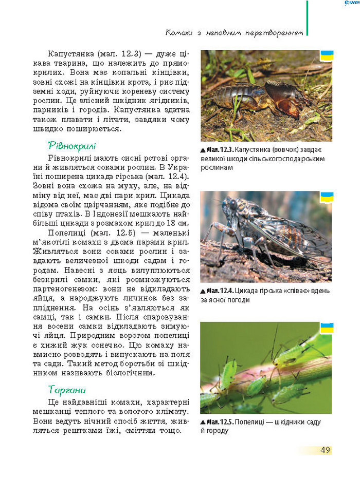 Підручник Біологія 7 клас Запорожець 2015