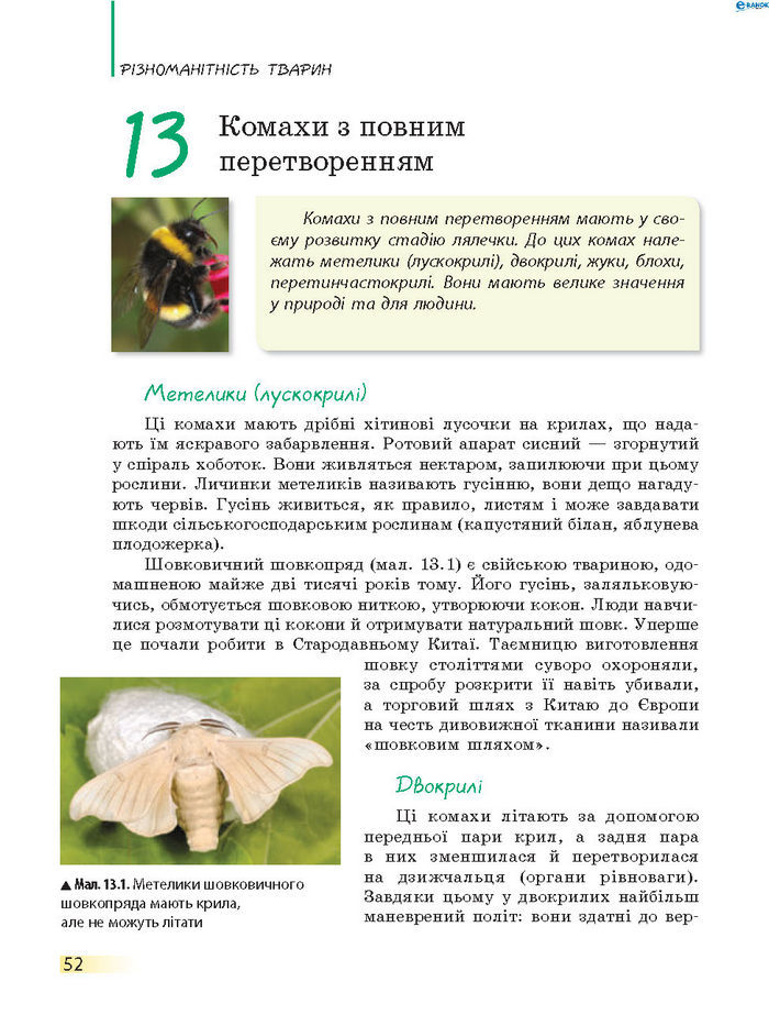 Підручник Біологія 7 клас Запорожець 2015
