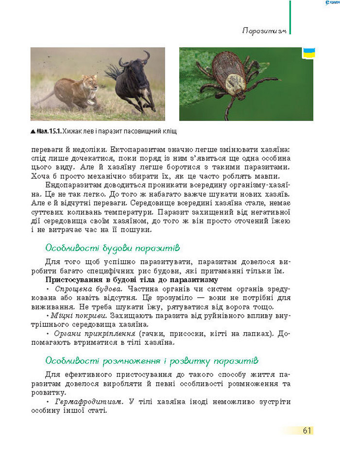Підручник Біологія 7 клас Запорожець 2015