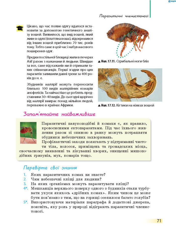 Підручник Біологія 7 клас Запорожець 2015