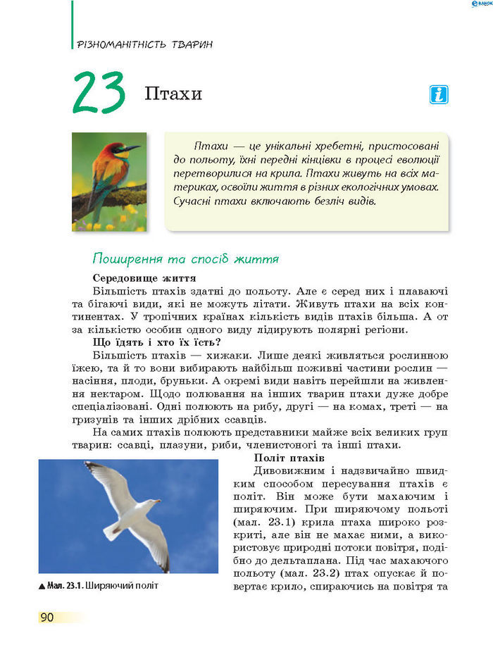 Підручник Біологія 7 клас Запорожець 2015