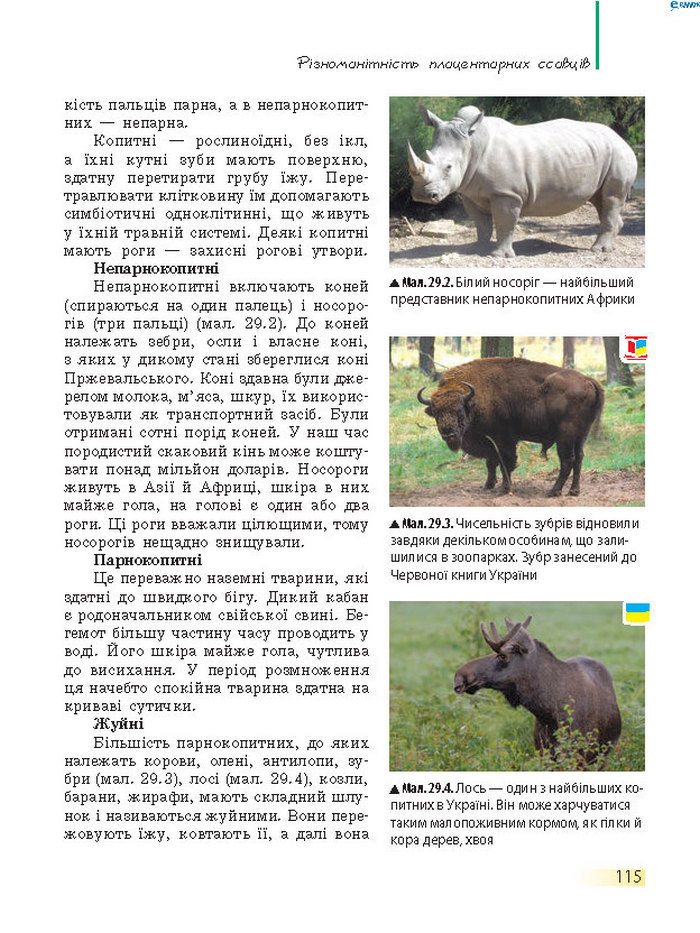 Підручник Біологія 7 клас Запорожець 2015