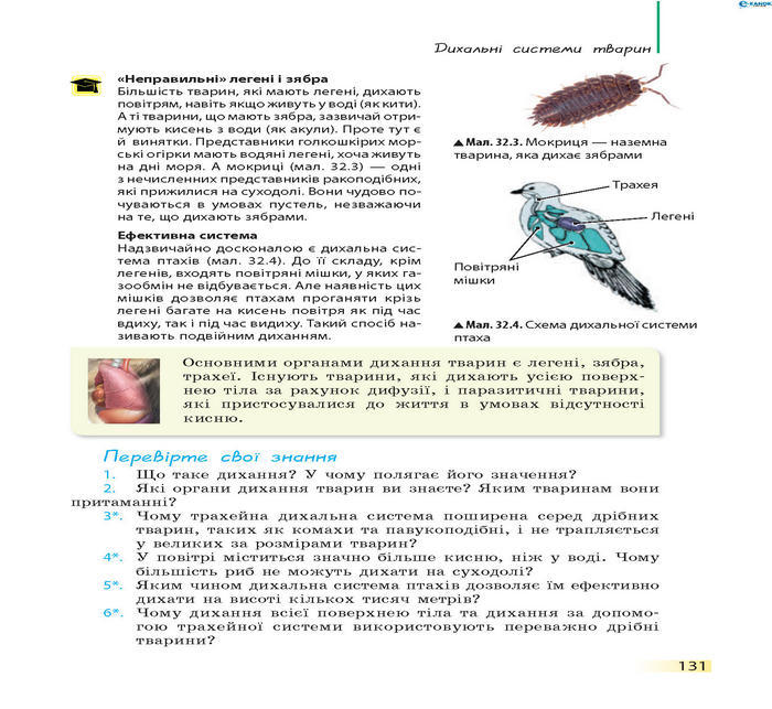 Підручник Біологія 7 клас Запорожець 2015