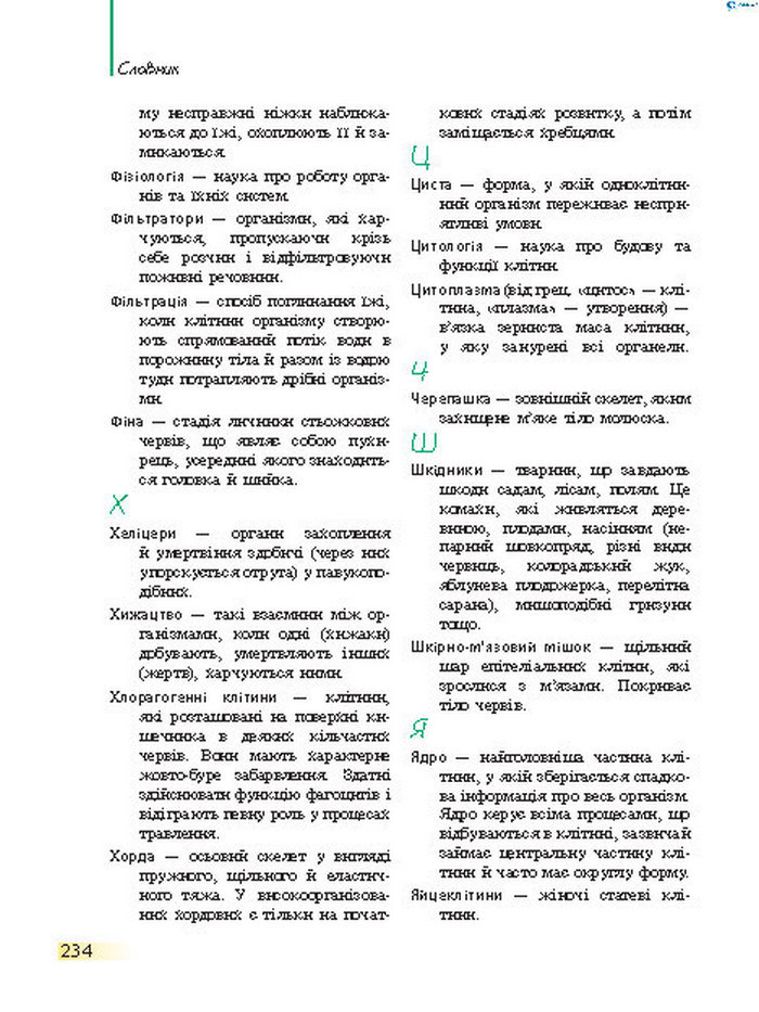 Підручник Біологія 7 клас Запорожець 2015