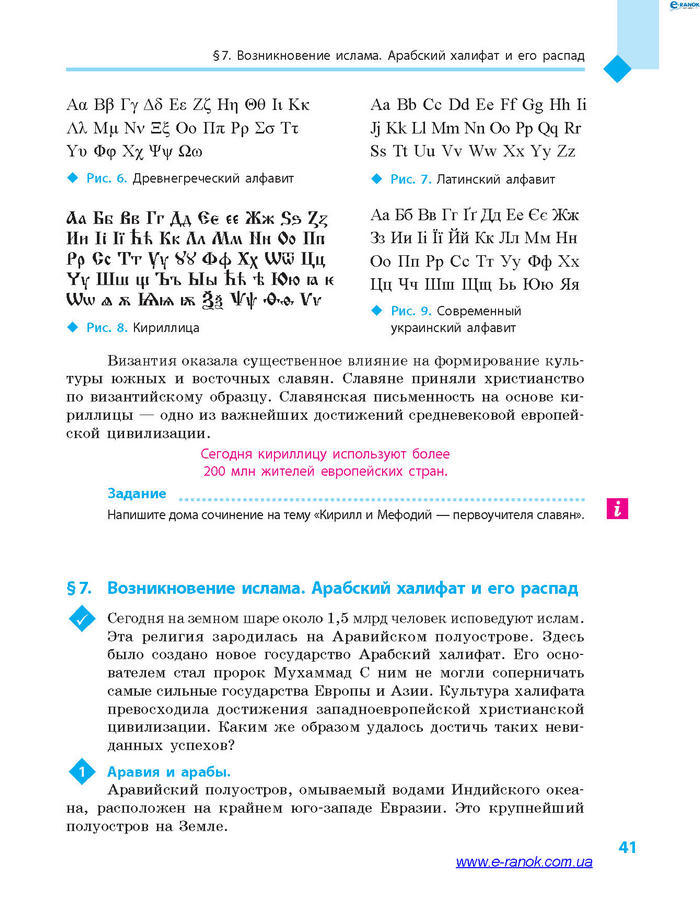 Всемирная история 7 класс Дьячков (Рус.)