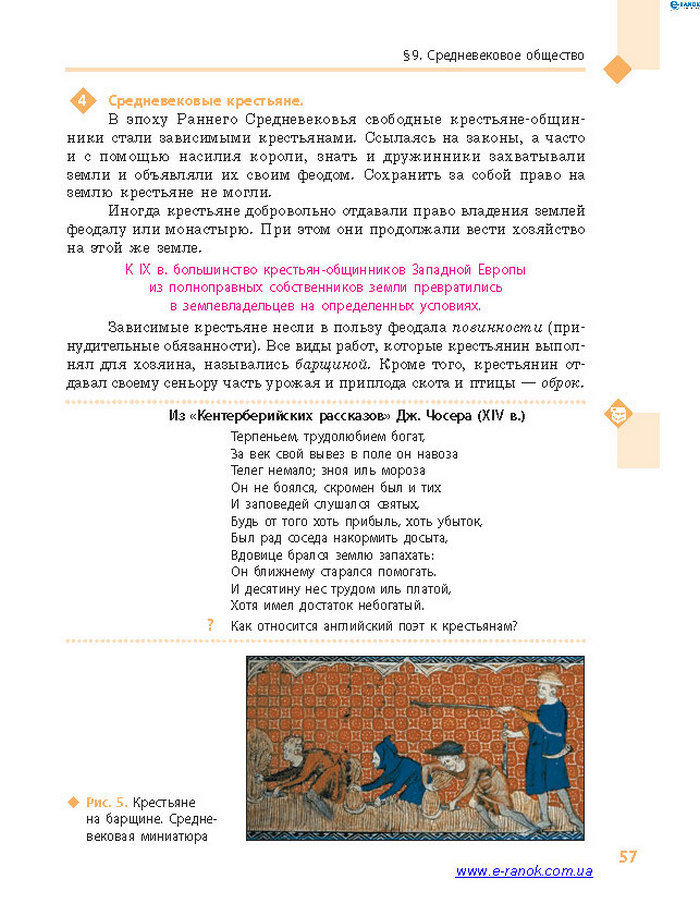Всемирная история 7 класс Дьячков (Рус.)